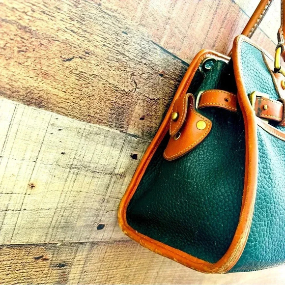 Dooney & Bourke Vintage Leather Satchel/Shoulder Bag - Picture 4 of 10